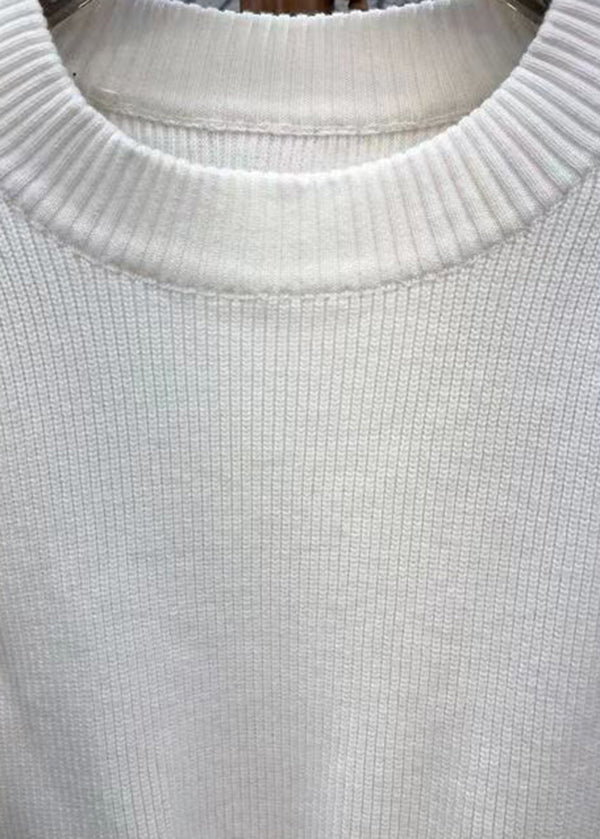 Early Spring Army Green O-neck Patchwork Knitted Top