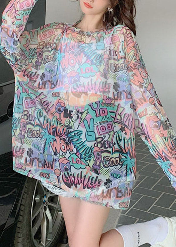 Art Grey Hooded Embroideried Print Cotton Two Piece Set Clothing