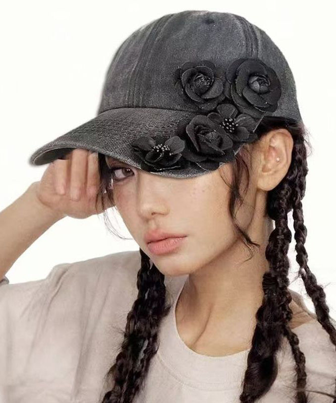 New Pink Decorated Denim Baseball Cap Hat