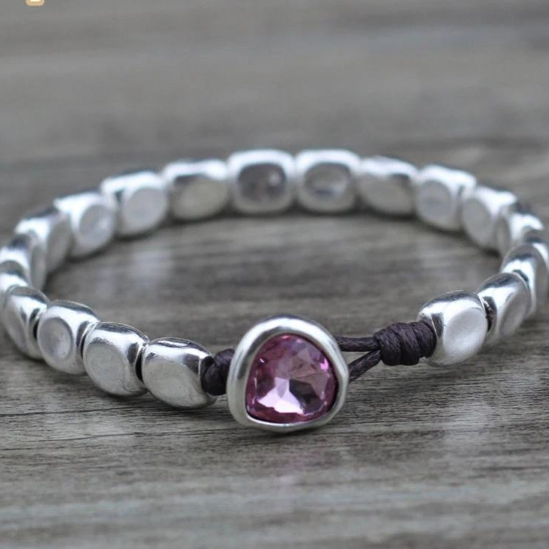 Romantische Silber Armband für besondere Momente