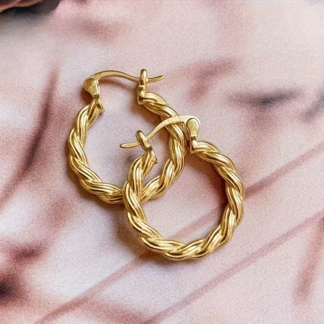 Atemberaubende Gold Ohrring für den Alltag