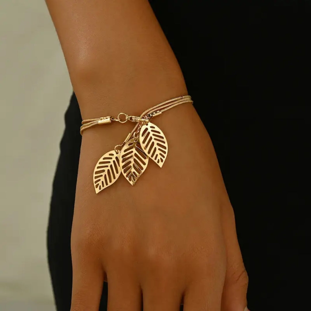 Handgefertigte Vintage Gold Armband