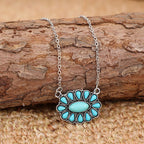 Zarte handwerkliche Silber Halskette