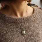 Zarte handwerkliche Halskette