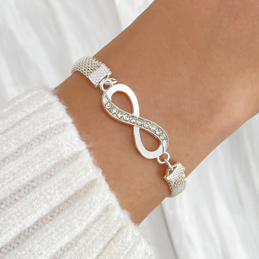 Romantische Silber Armband für besondere Momente