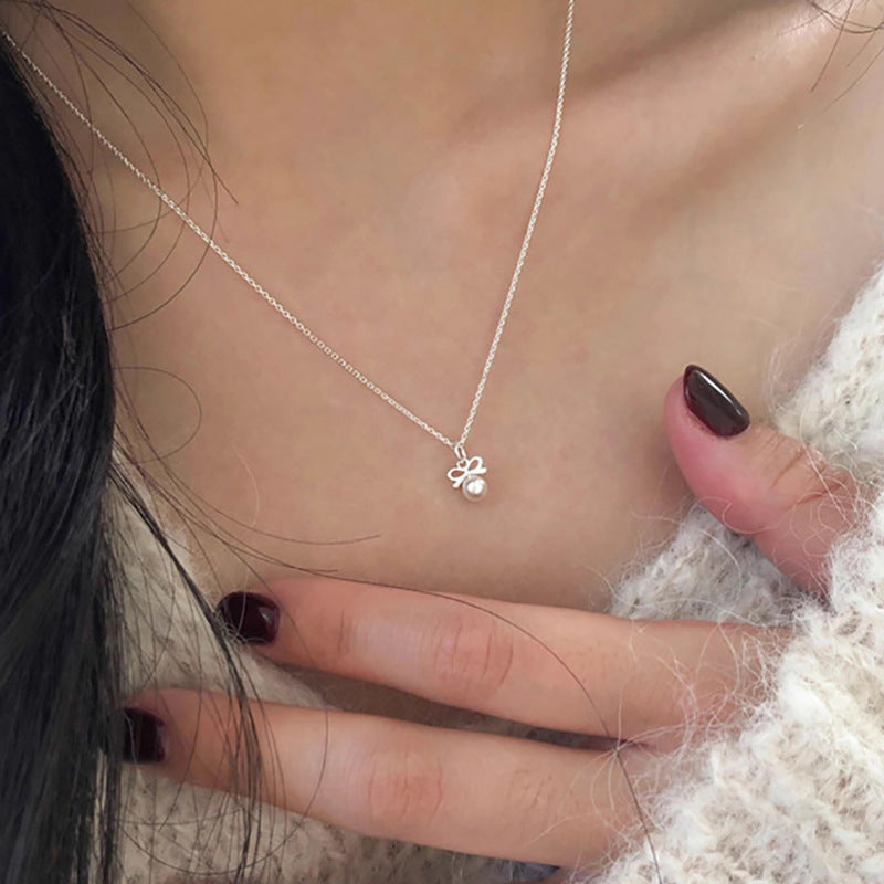 Schöne Perlen Halskette mit einzigartigem Stil