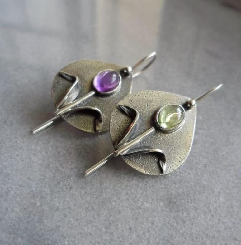 Handgefertigte Vintage Ohrring