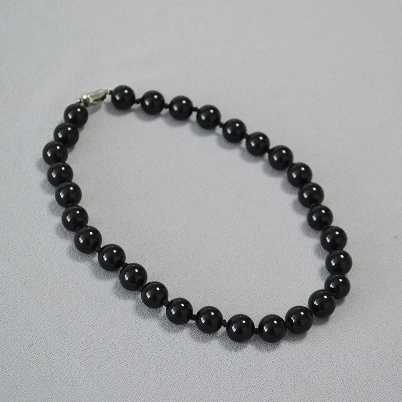 Zarte handwerkliche Gold Halskette