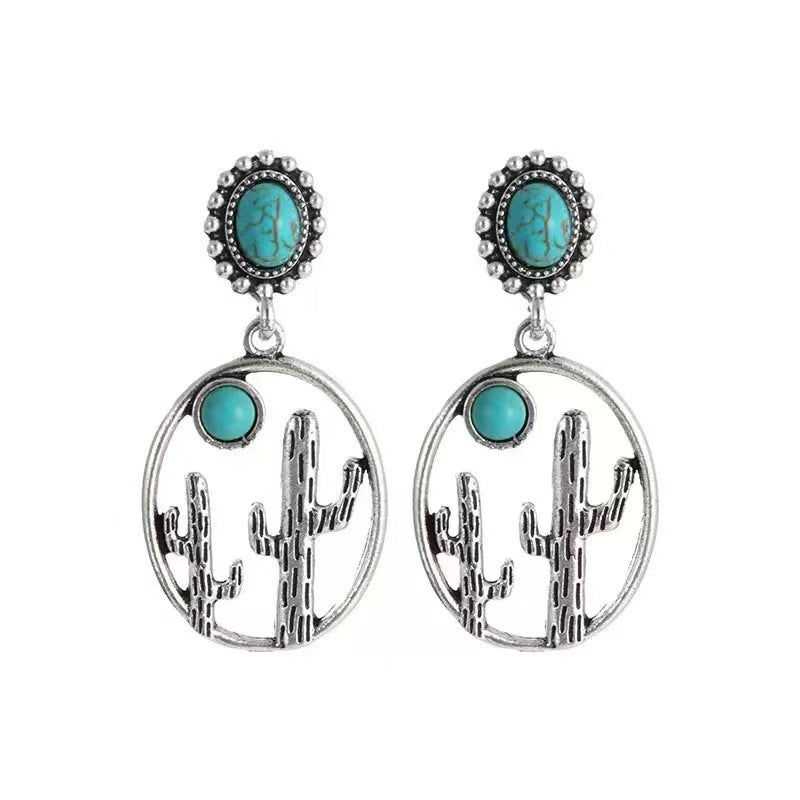 Zarte handwerkliche Ohrring