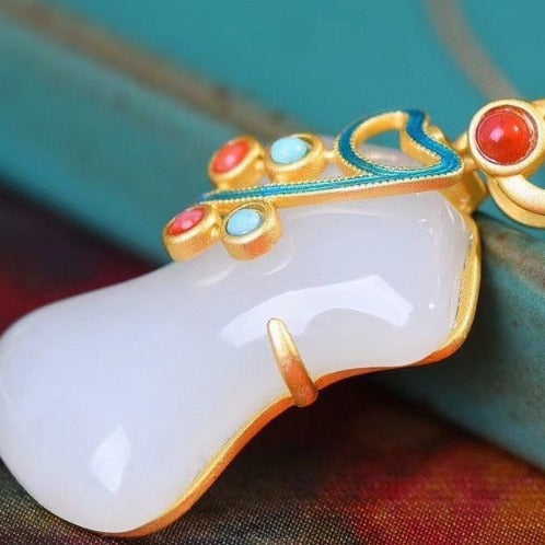 Zarte handwerkliche Silber Halskette