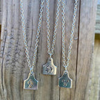 Zarte handwerkliche Halskette