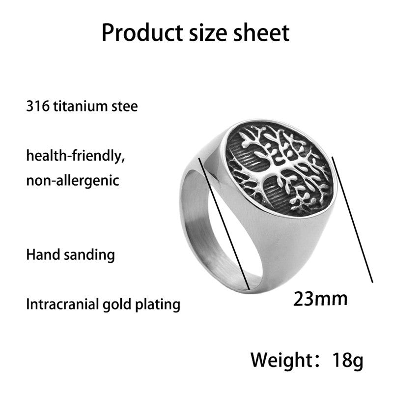 Zarte handwerkliche Ring