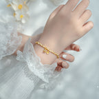 Zarte handwerkliche Gold Armband