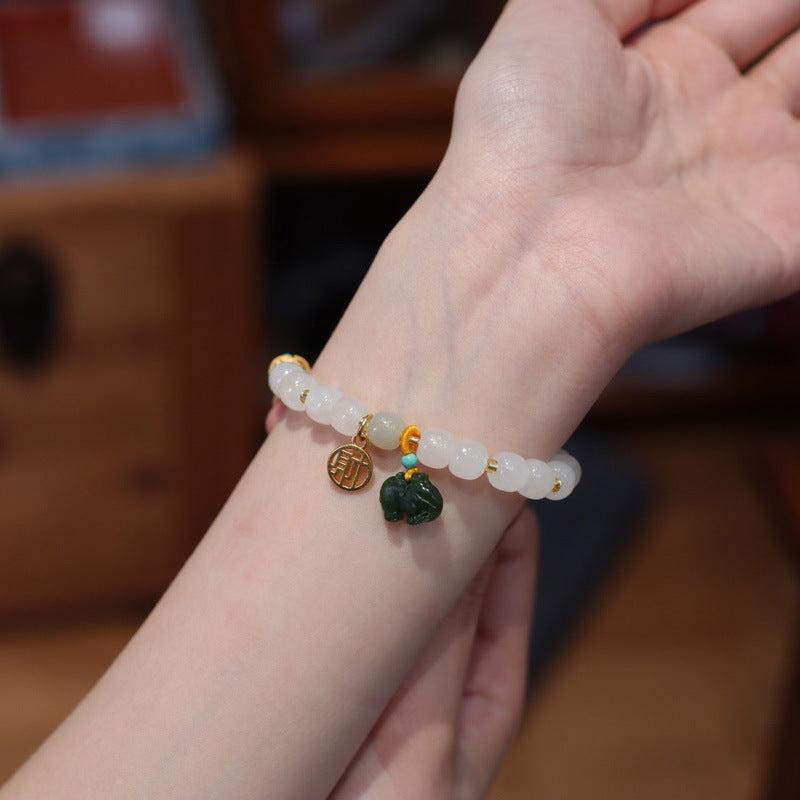 Zarte handwerkliche Gold Armband