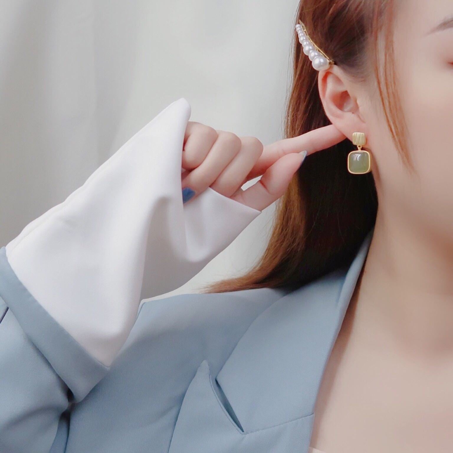 Atemberaubende Gold Ohrring für den Alltag