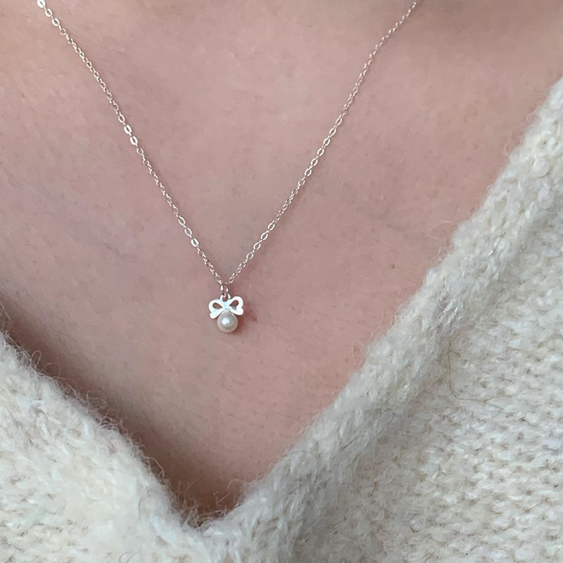 Schöne Perlen Halskette mit einzigartigem Stil