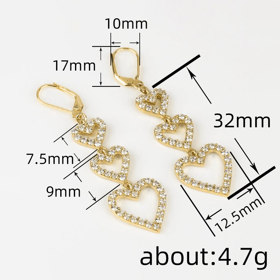 Atemberaubende Ohrring für den Alltag