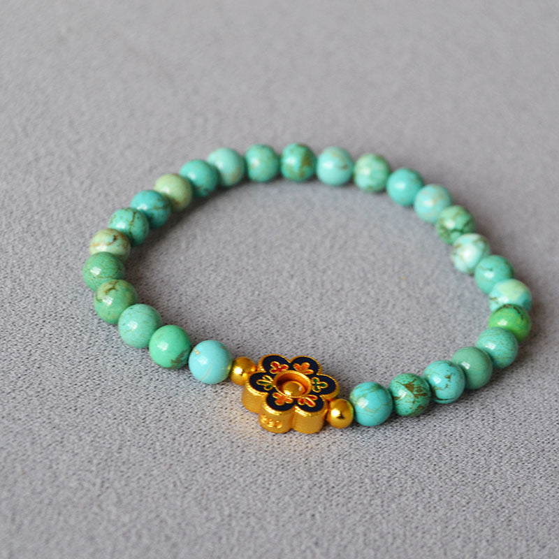 Zarte handwerkliche Gold Armband