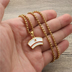 Zarte handwerkliche Halskette