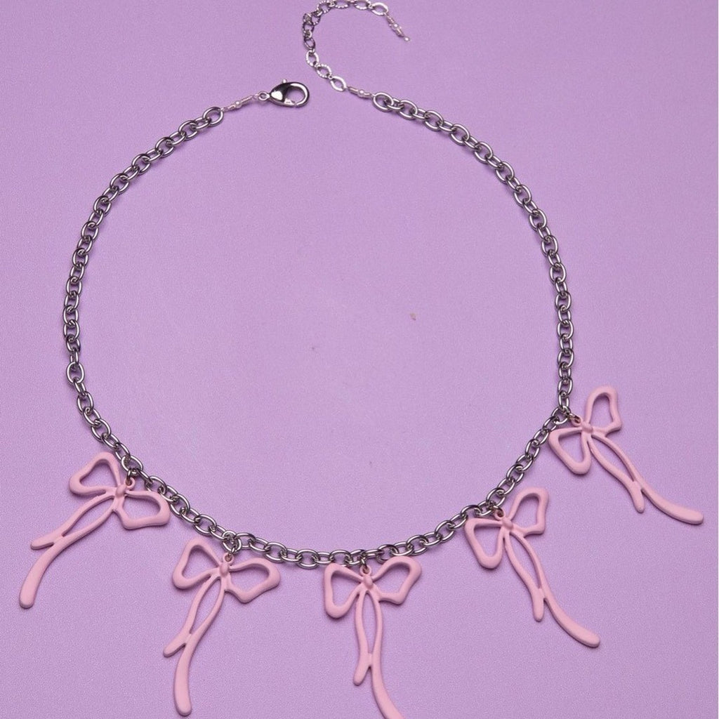 Zarte handwerkliche Silber Halskette