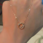 Zarte handwerkliche Halskette