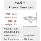 Zarte handwerkliche Ring