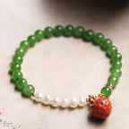 Zarte handwerkliche Perlen Armband