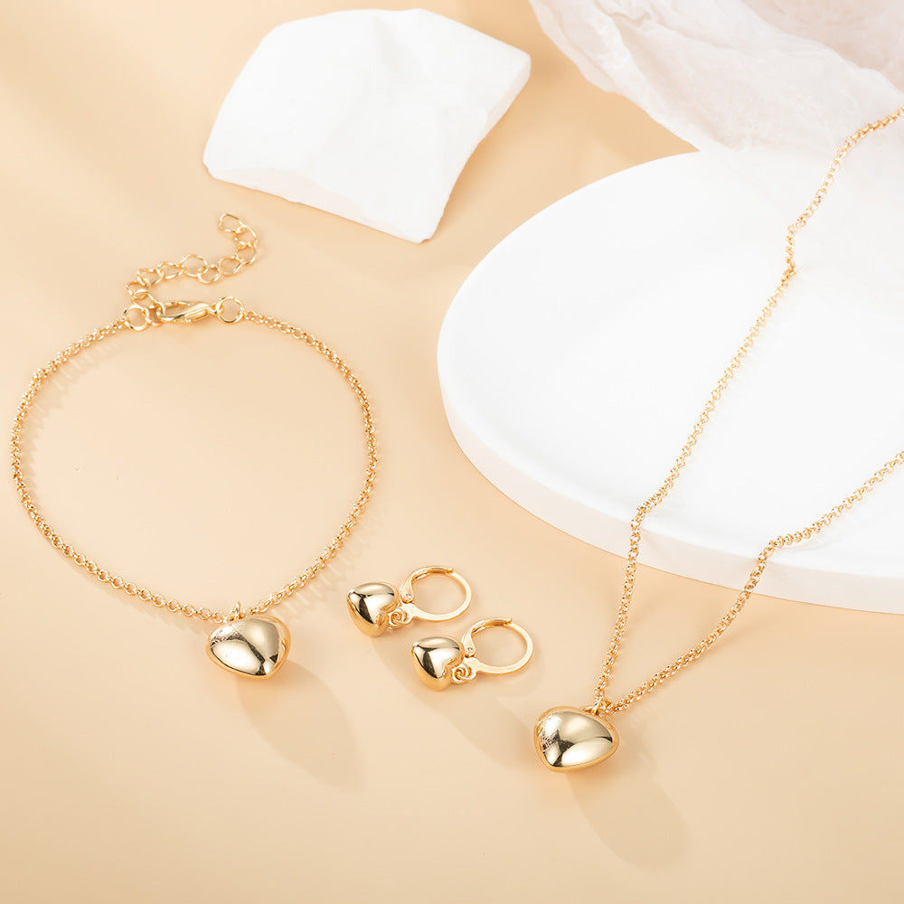 Zarte handwerkliche Gold Halskette