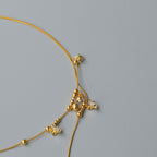 Zarte handwerkliche Halskette