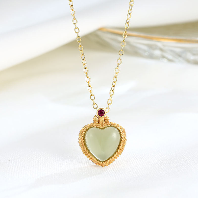 Zarte handwerkliche Gold Halskette