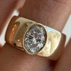 Atemberaubende Gold Ring für den Alltag