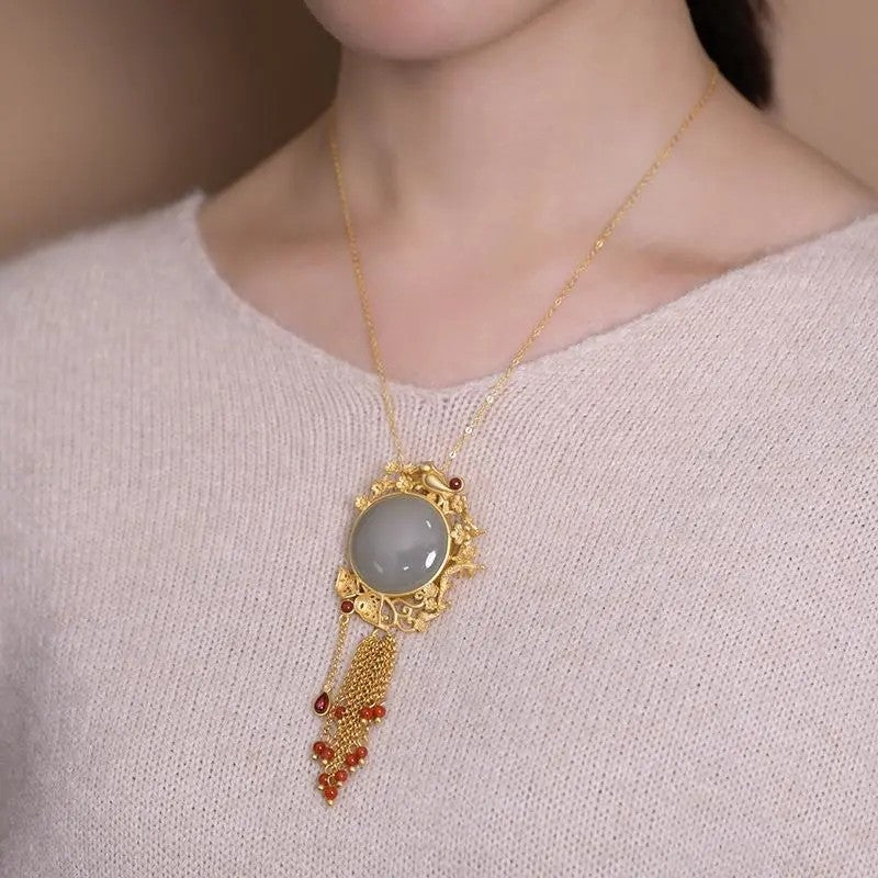 Romantische Gold Halskette für besondere Momente