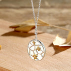 Schöne Silber Halskette mit einzigartigem Stil