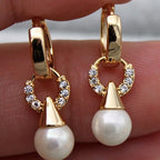 Atemberaubende Gold Ohrring für den Alltag