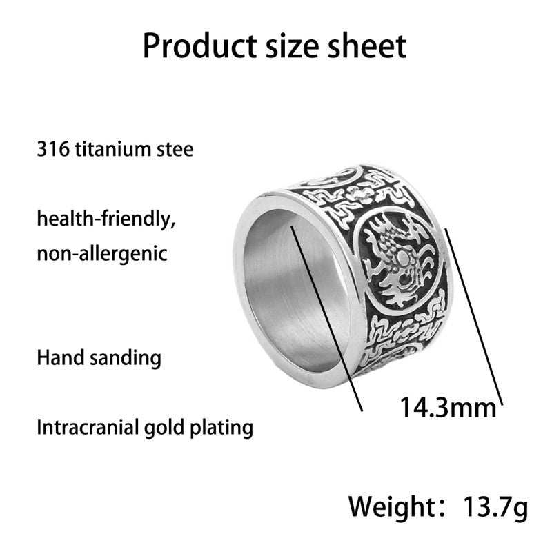 Zarte handwerkliche Ring