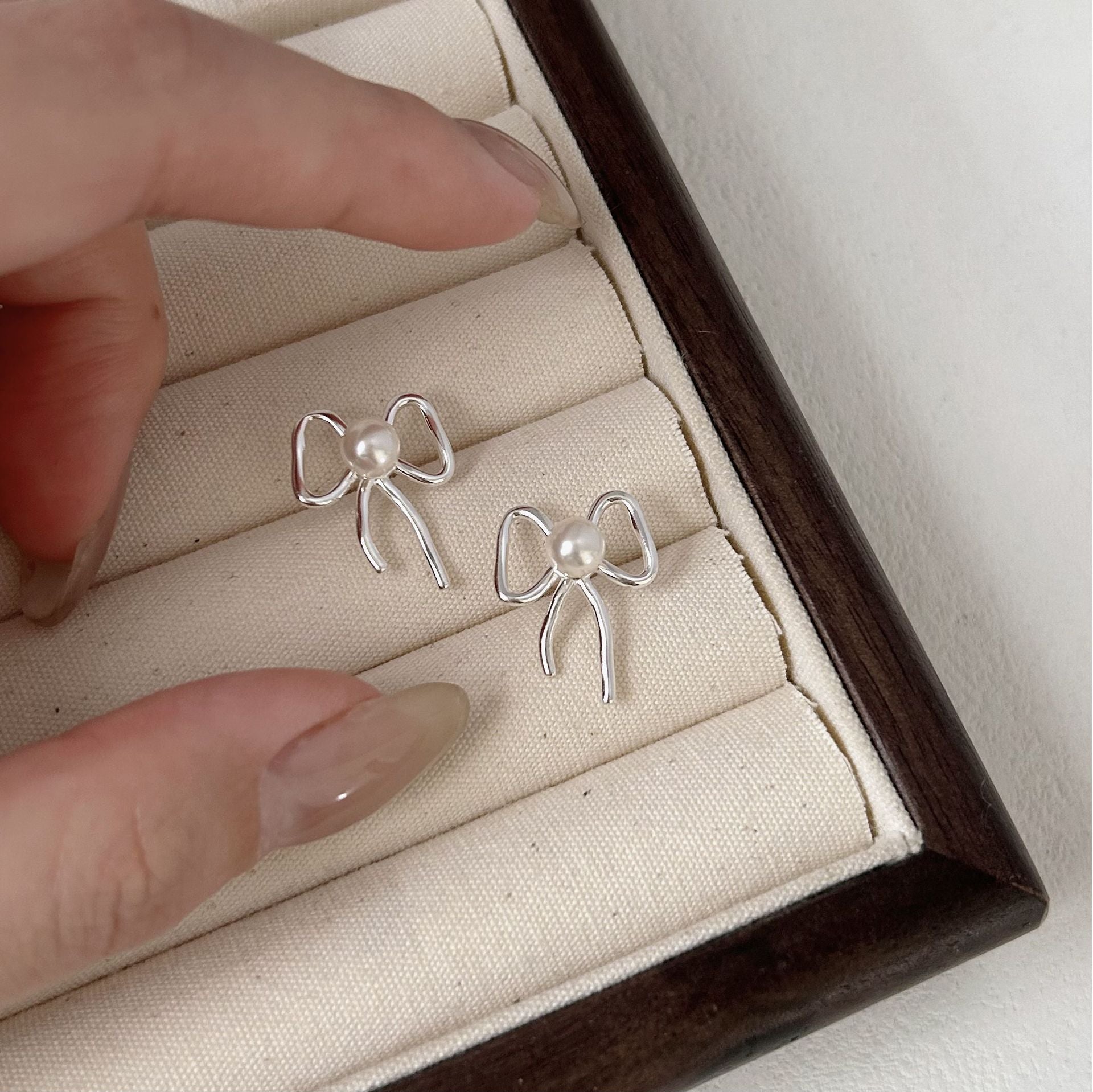 Elegante Perlen Ohrring für jeden Anlass