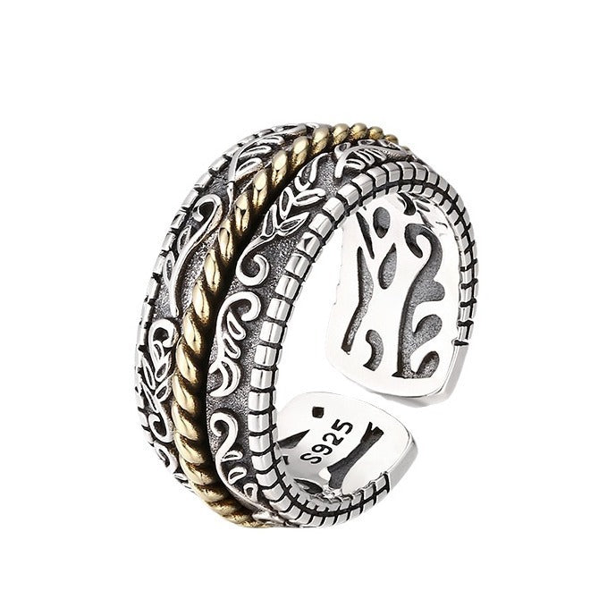 Klassische Silber Ring mit zeitloser Eleganz
