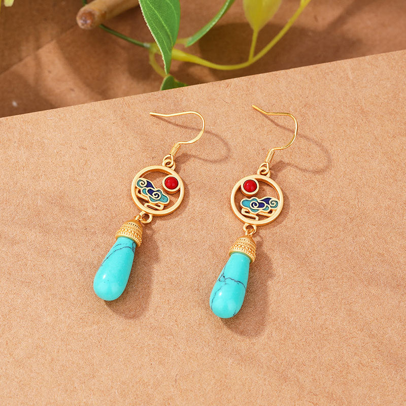 Atemberaubende Gold Ohrring für den Alltag