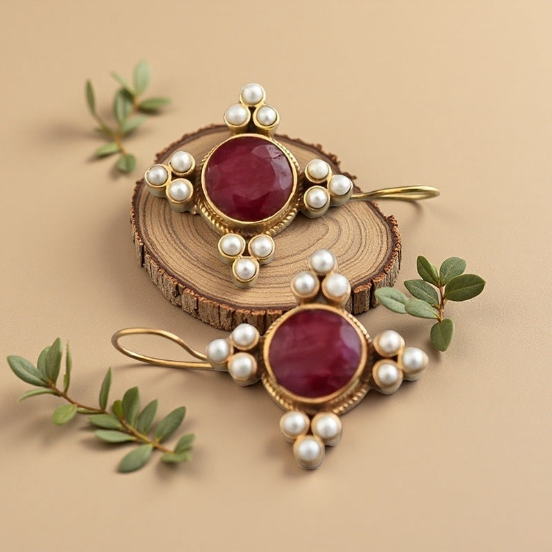 Atemberaubende Perlen Ohrring für den Alltag