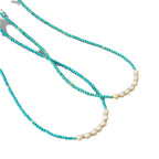 Zarte handwerkliche Perlen Halskette