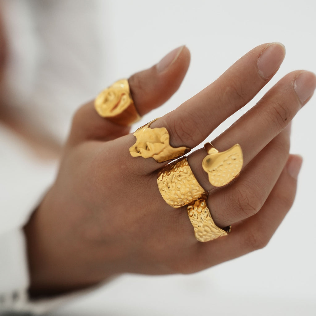 Atemberaubende Gold Ring für den Alltag