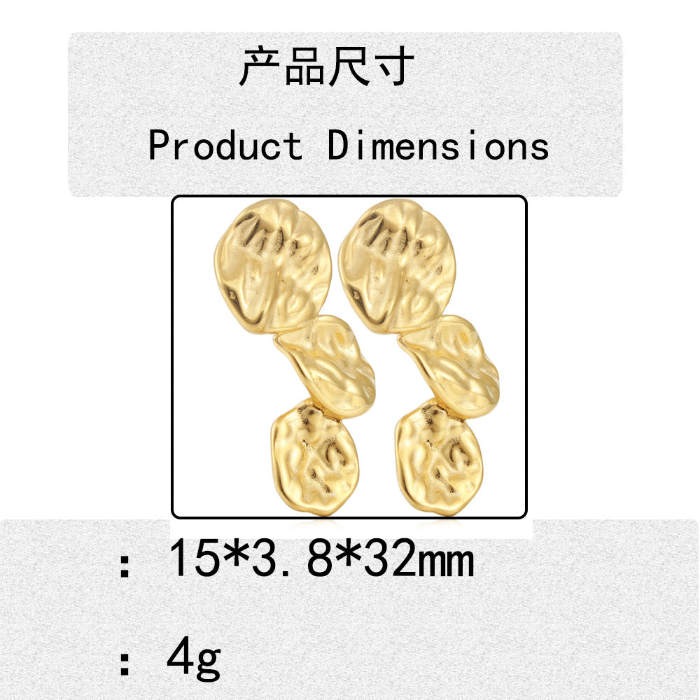 Elegante Gold Ohrring für jeden Anlass