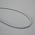 Zarte handwerkliche Silber Halskette