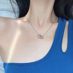 Zarte handwerkliche Halskette