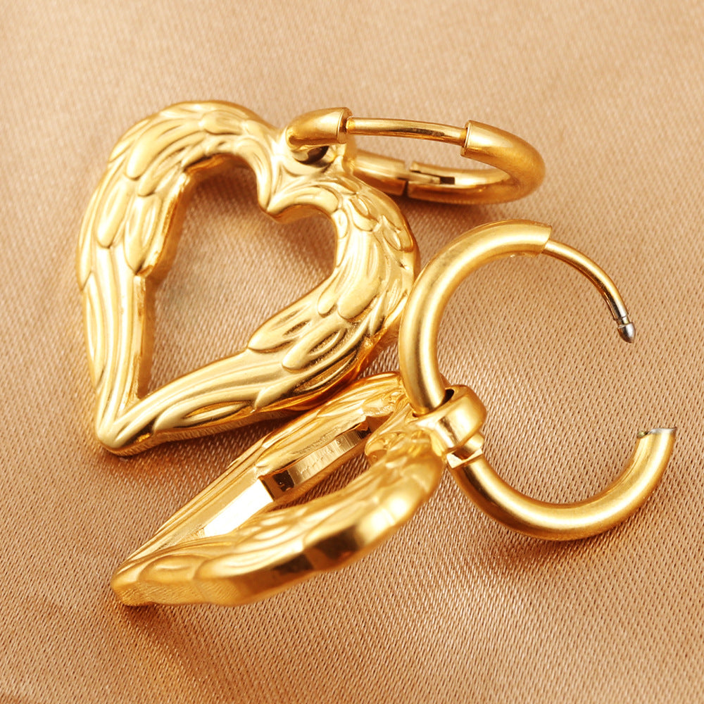 Charmante Gold Ohrring für jeden Anlass