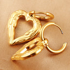 Charmante Gold Ohrring für jeden Anlass