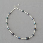 Schöne Silber Halskette mit einzigartigem Stil