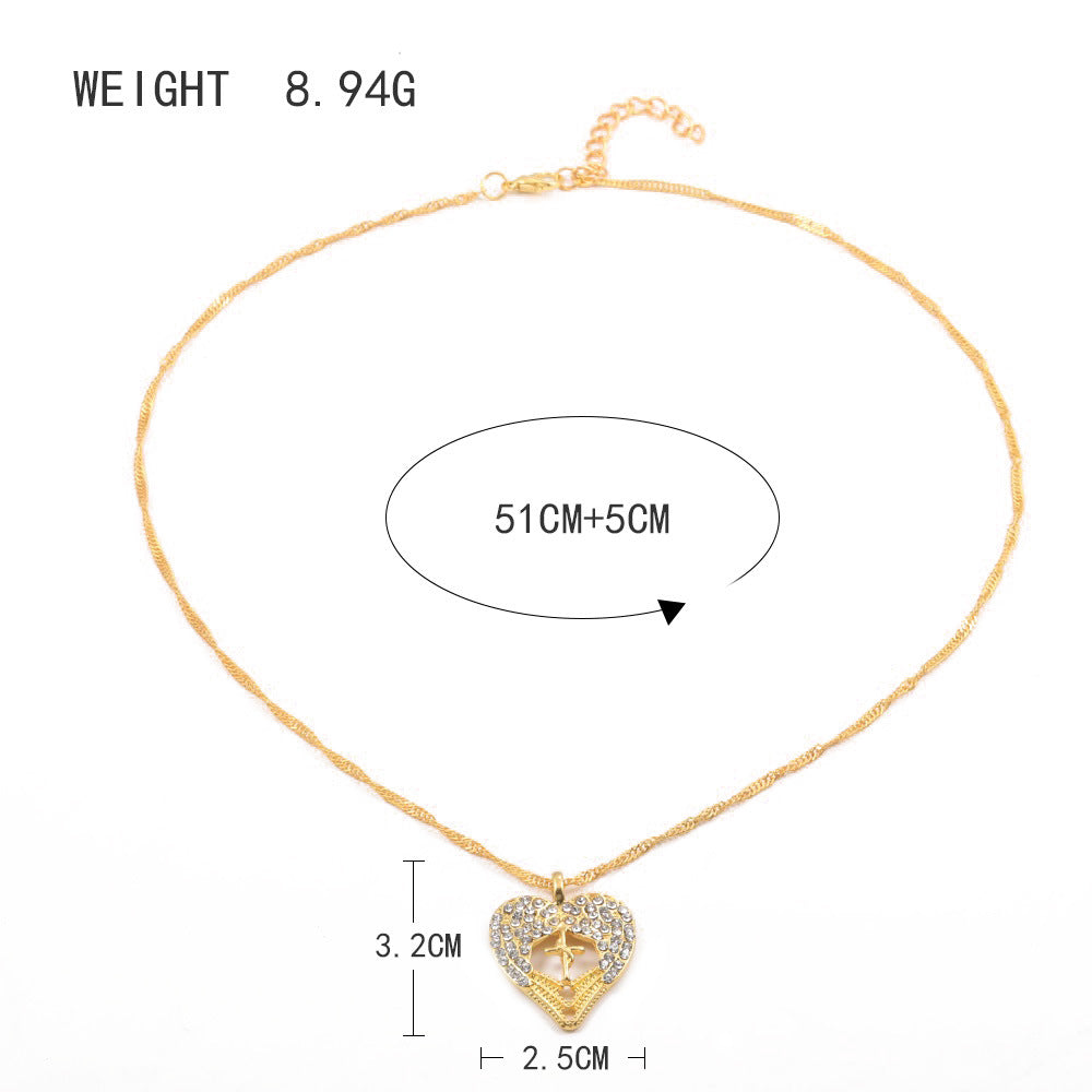 Zarte handwerkliche Gold Halskette