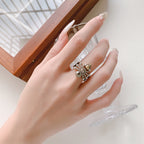 Charmante Gold Ring für jeden Anlass