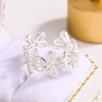 Zarte handwerkliche Ring